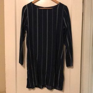 Rails Striped Shift Dress with Pockets, Small